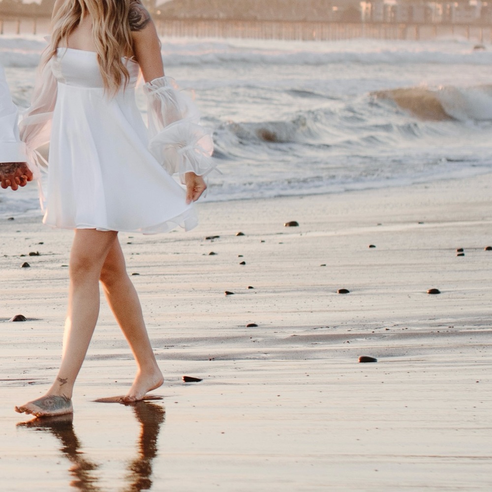 White dress